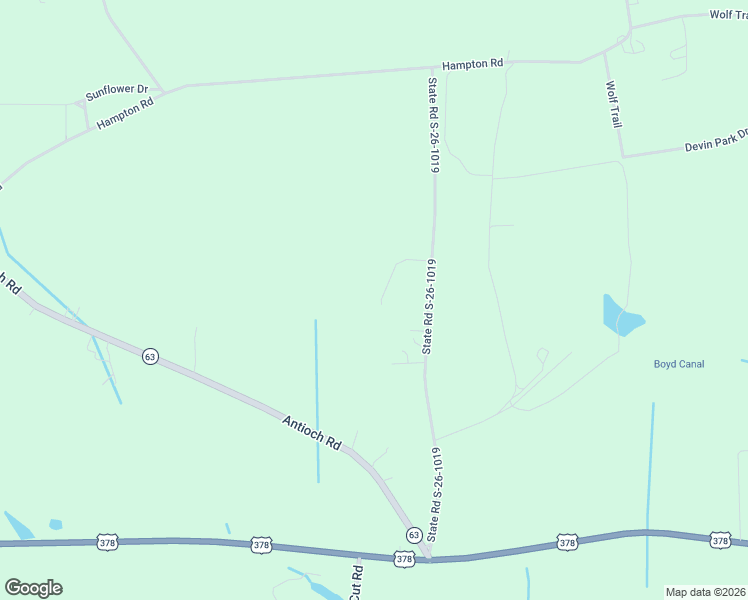 map of restaurants, bars, coffee shops, grocery stores, and more near 5209 State Road S-26-1019 in Conway