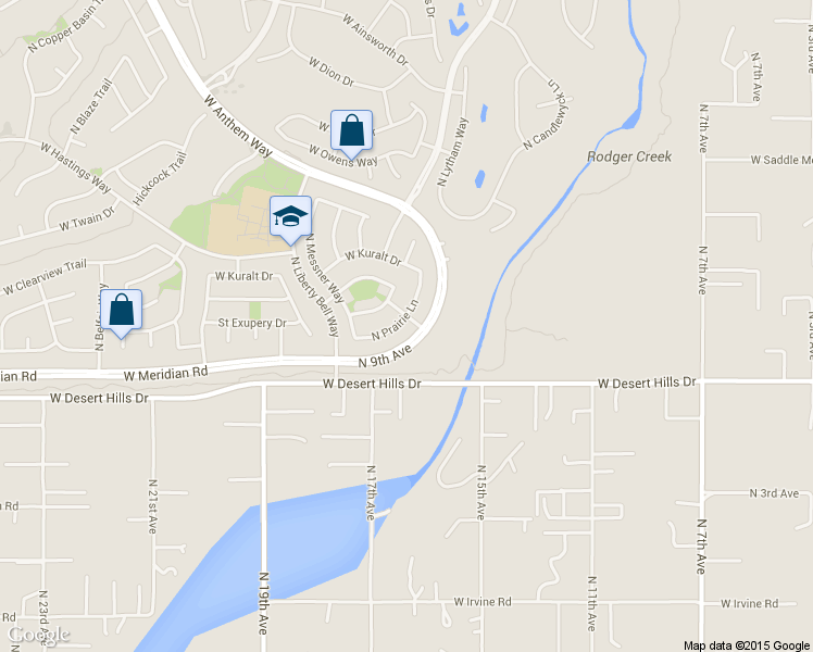 map of restaurants, bars, coffee shops, grocery stores, and more near 39548 North Prairie Lane in New River