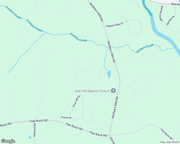 map of restaurants, bars, coffee shops, grocery stores, and more near 1050 Pembrook Court in Watkinsville