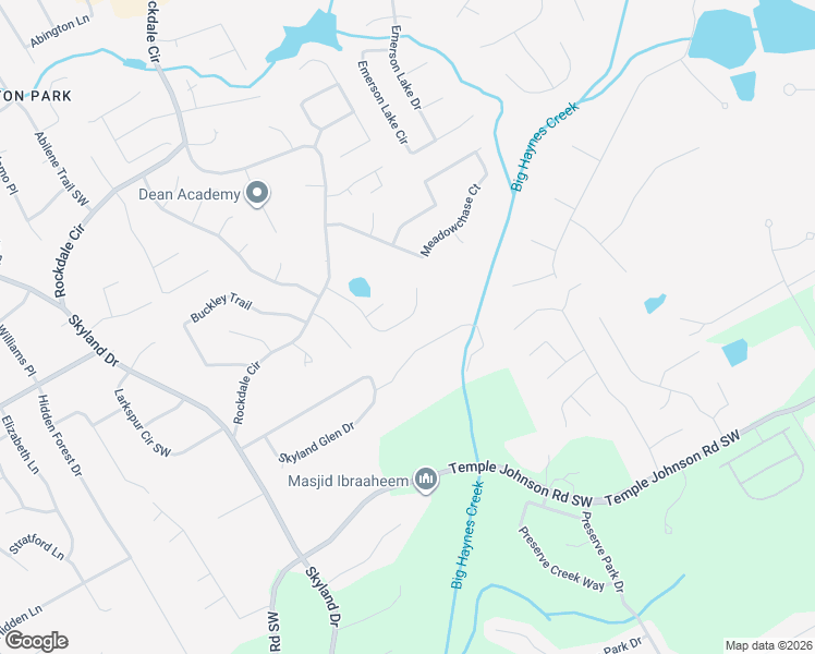 map of restaurants, bars, coffee shops, grocery stores, and more near 3225 Pond Ridge Trail in Snellville