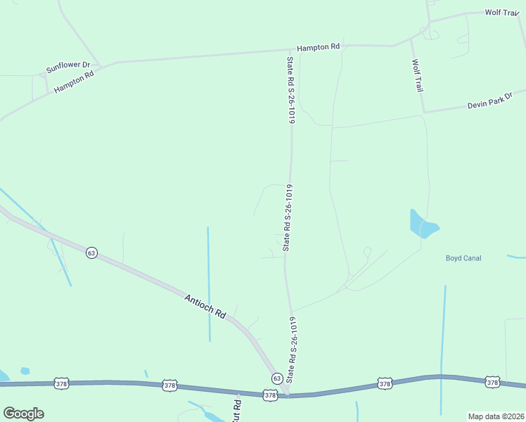 map of restaurants, bars, coffee shops, grocery stores, and more near 5209 State Road S-26-1019 in Conway