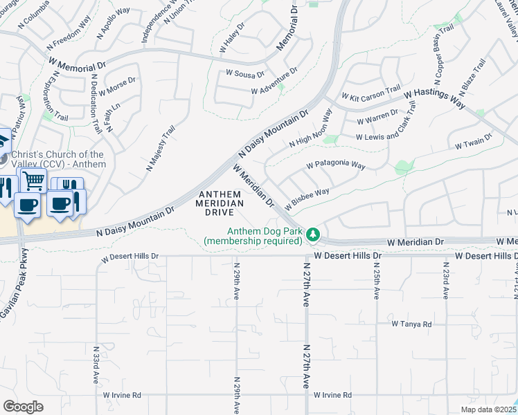 map of restaurants, bars, coffee shops, grocery stores, and more near 2800 West Rose Canyon Circle in New River