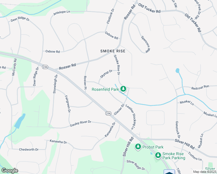 map of restaurants, bars, coffee shops, grocery stores, and more near 5382 Leather Stocking Lane in Stone Mountain