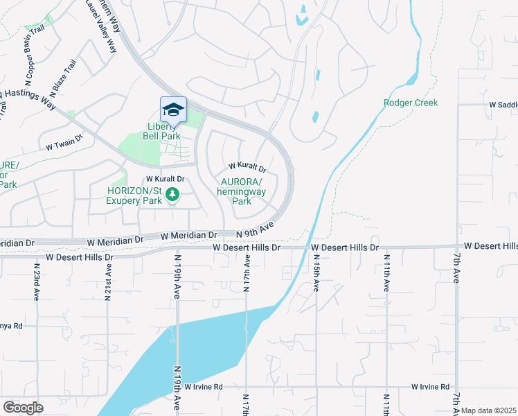 map of restaurants, bars, coffee shops, grocery stores, and more near 39548 North Prairie Lane in New River