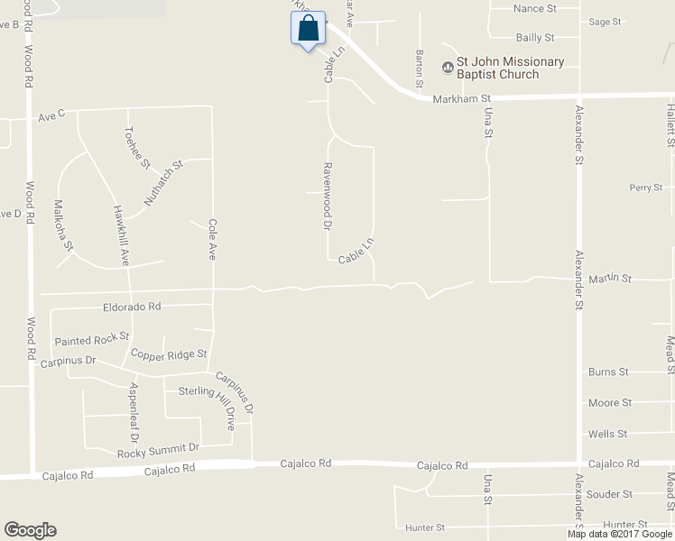 map of restaurants, bars, coffee shops, grocery stores, and more near 18840 Cable Lane in Perris