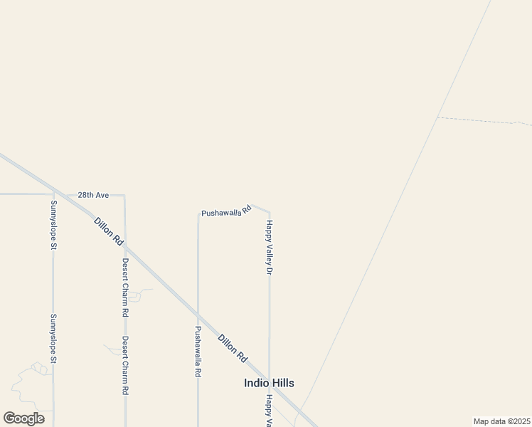 map of restaurants, bars, coffee shops, grocery stores, and more near Pushawalla Road in Riverside County