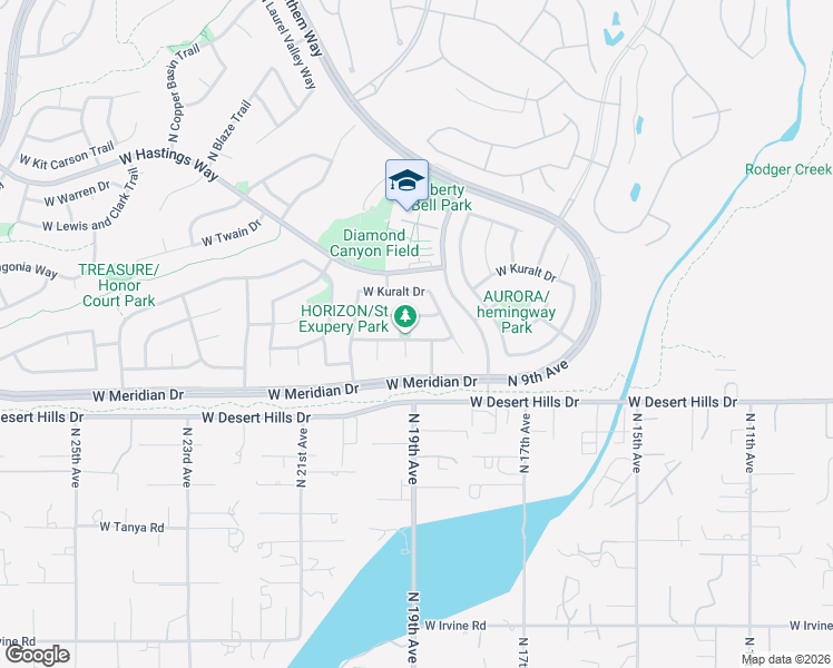 map of restaurants, bars, coffee shops, grocery stores, and more near 1848 Saint Exupery Drive in New River