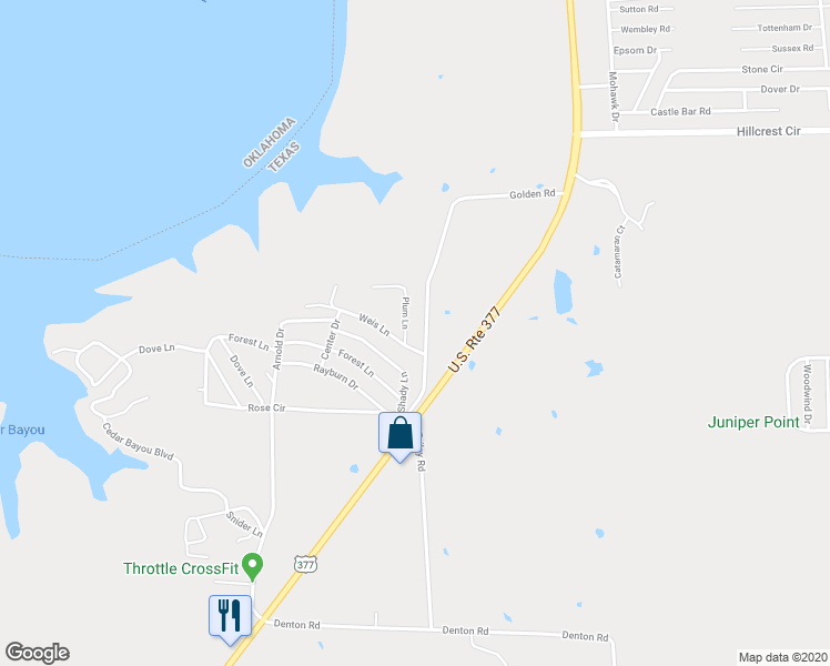 map of restaurants, bars, coffee shops, grocery stores, and more near 539 Golden Road in Gordonville