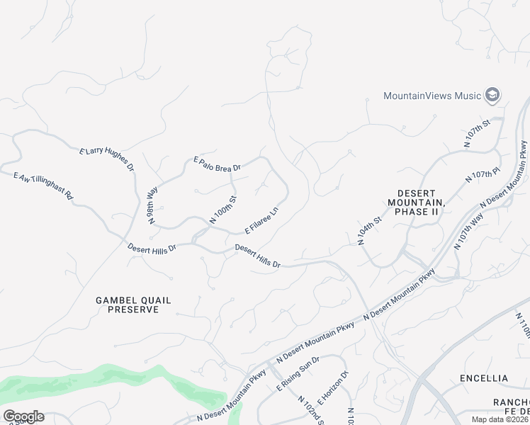 map of restaurants, bars, coffee shops, grocery stores, and more near 10136 East Filaree Lane in Scottsdale
