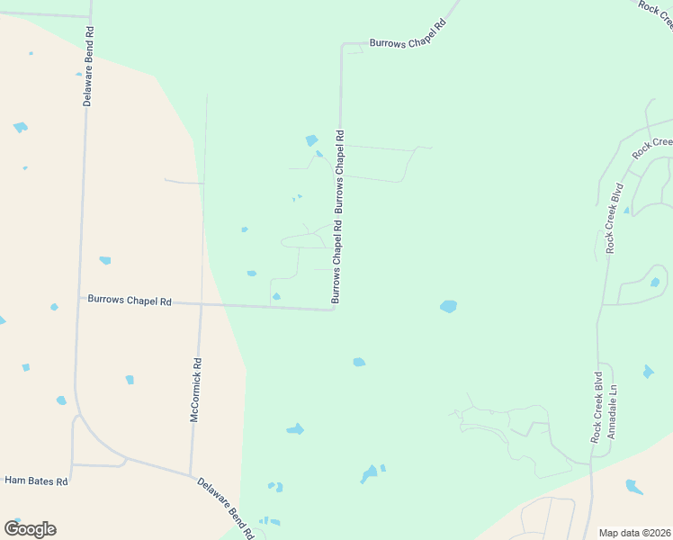 map of restaurants, bars, coffee shops, grocery stores, and more near 803 Burrows Chapel Road in Whitesboro