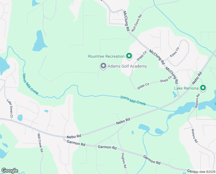 map of restaurants, bars, coffee shops, grocery stores, and more near 645 Davis Road in Hiram
