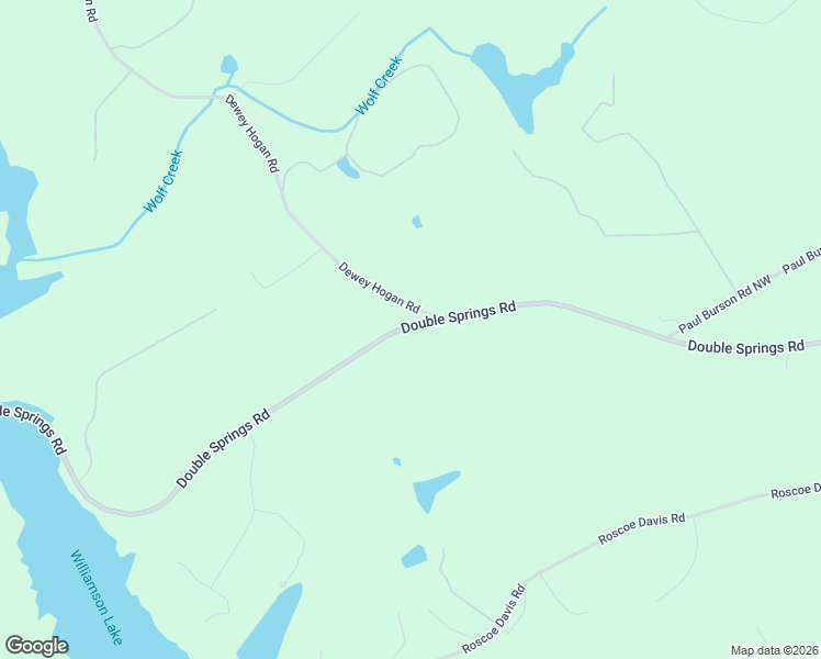 map of restaurants, bars, coffee shops, grocery stores, and more near 222 Double Springs Road in Monroe