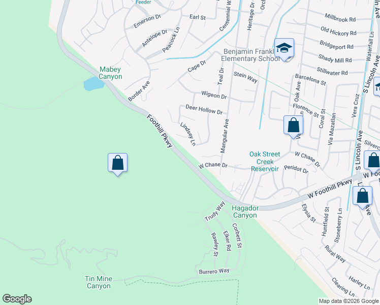 map of restaurants, bars, coffee shops, grocery stores, and more near 1430 Clayville Way in Corona