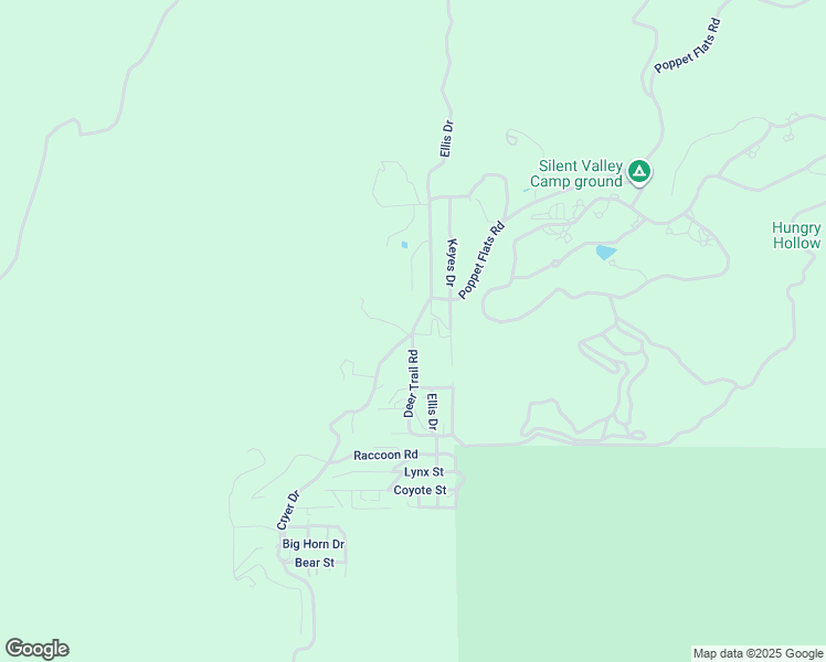 map of restaurants, bars, coffee shops, grocery stores, and more near Poppet Flats Road in Riverside County