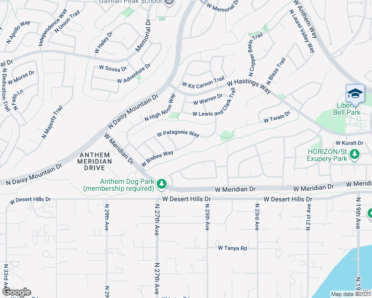 map of restaurants, bars, coffee shops, grocery stores, and more near 2557 West Bisbee Way in New River