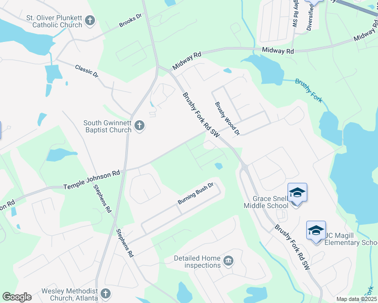 map of restaurants, bars, coffee shops, grocery stores, and more near 3325 Linstead Court in Loganville