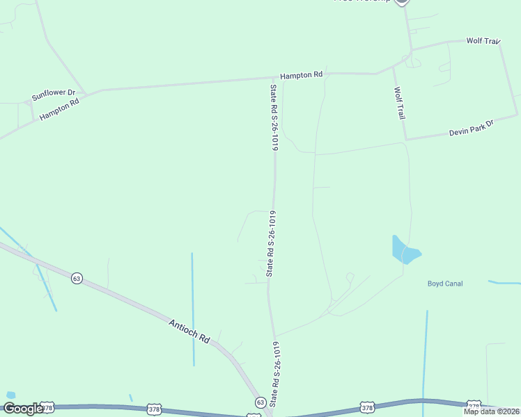 map of restaurants, bars, coffee shops, grocery stores, and more near 5300 State Road S-26-1019 in Conway