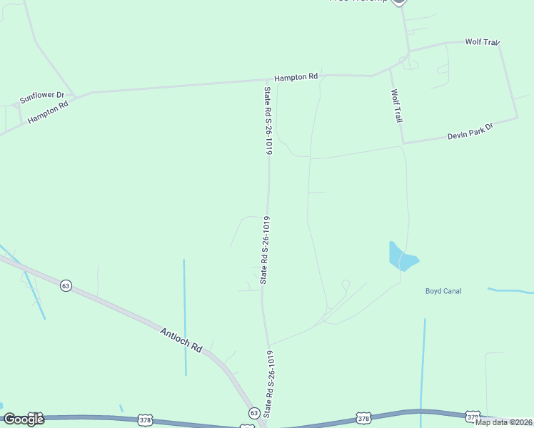 map of restaurants, bars, coffee shops, grocery stores, and more near 5300 State Road S-26-1019 in Conway