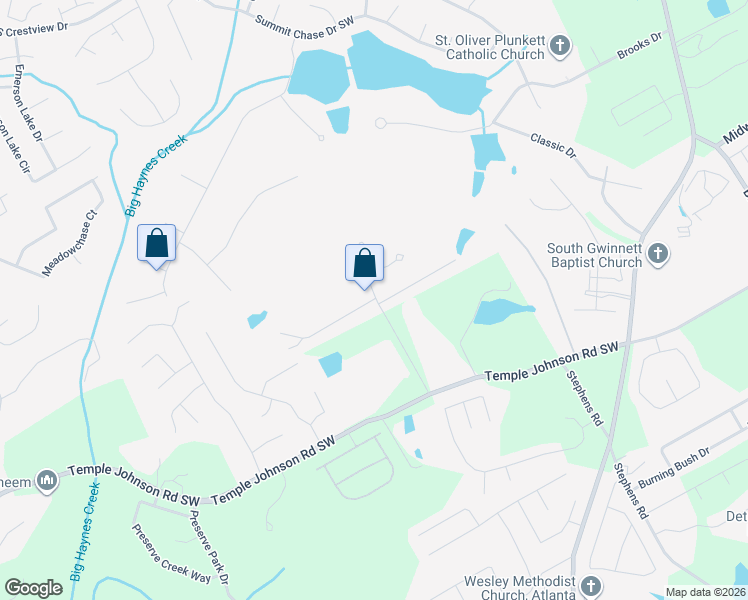 map of restaurants, bars, coffee shops, grocery stores, and more near 3301 Garmon Drive in Loganville