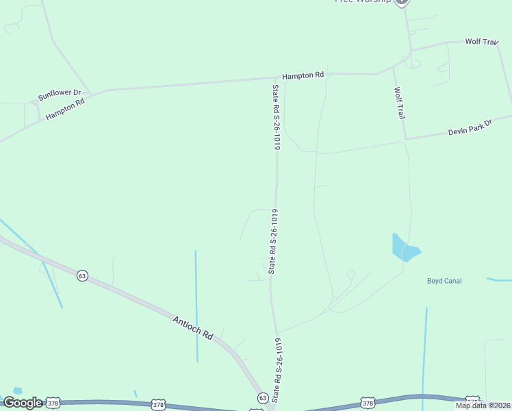 map of restaurants, bars, coffee shops, grocery stores, and more near 5298 State Road S-26-1019 in Conway