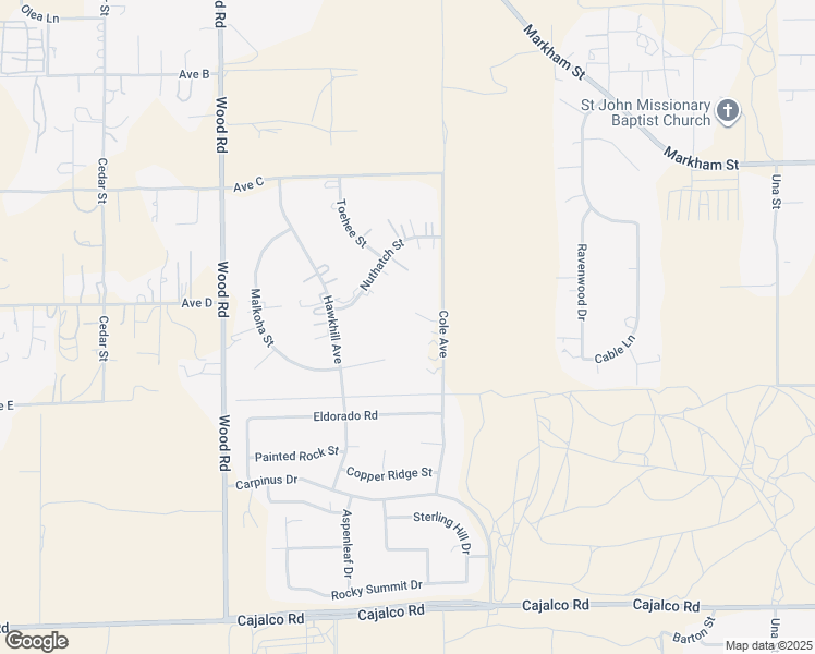 map of restaurants, bars, coffee shops, grocery stores, and more near 19471 Killdeer Court in Perris