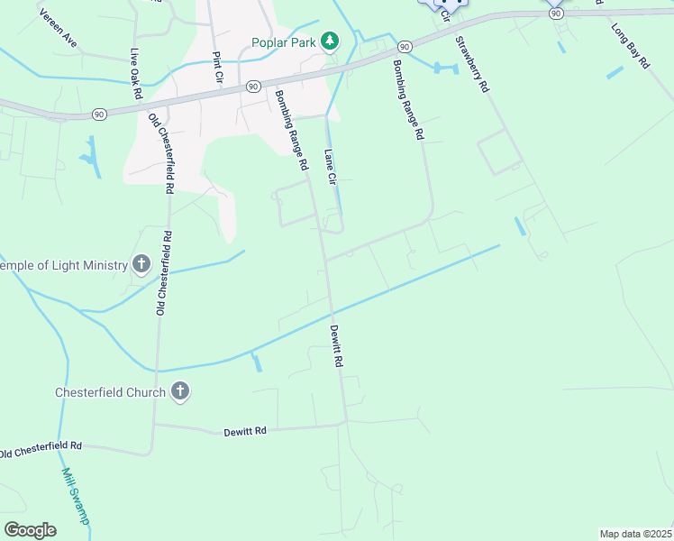 map of restaurants, bars, coffee shops, grocery stores, and more near 3415 Dewitt Road in Longs