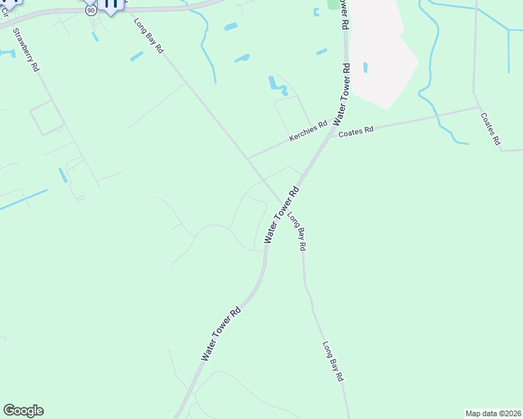 map of restaurants, bars, coffee shops, grocery stores, and more near 2857 Water Tower Road in Longs