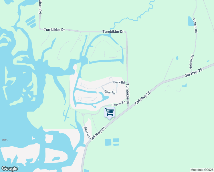 map of restaurants, bars, coffee shops, grocery stores, and more near 50016 Buck Rd in Aberdeen