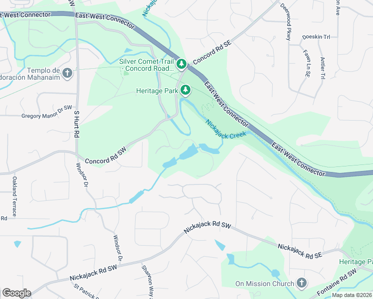 map of restaurants, bars, coffee shops, grocery stores, and more near 180 Covered Bridge Drive in Smyrna