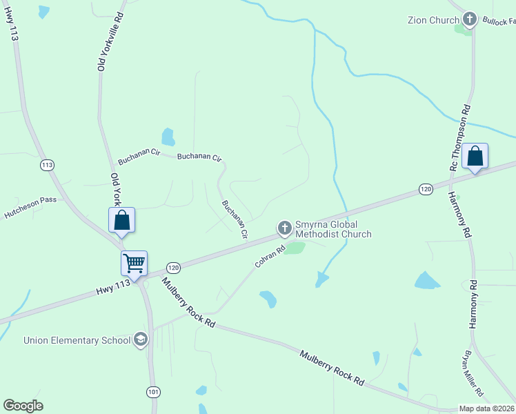 map of restaurants, bars, coffee shops, grocery stores, and more near 95 Rustin Drive in Dallas