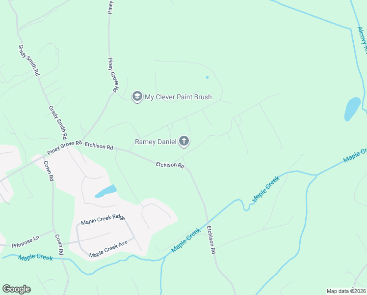 map of restaurants, bars, coffee shops, grocery stores, and more near 1799 Etchison Spur in Loganville