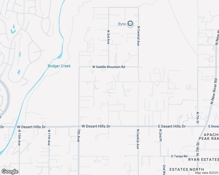 map of restaurants, bars, coffee shops, grocery stores, and more near 235 West Ridgecrest Road in Phoenix