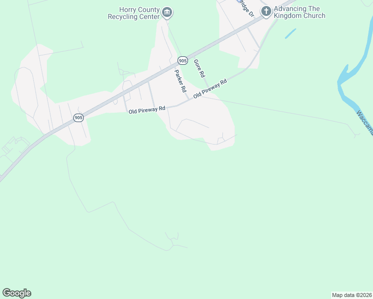 map of restaurants, bars, coffee shops, grocery stores, and more near 425 Bryants Landing Road in Conway