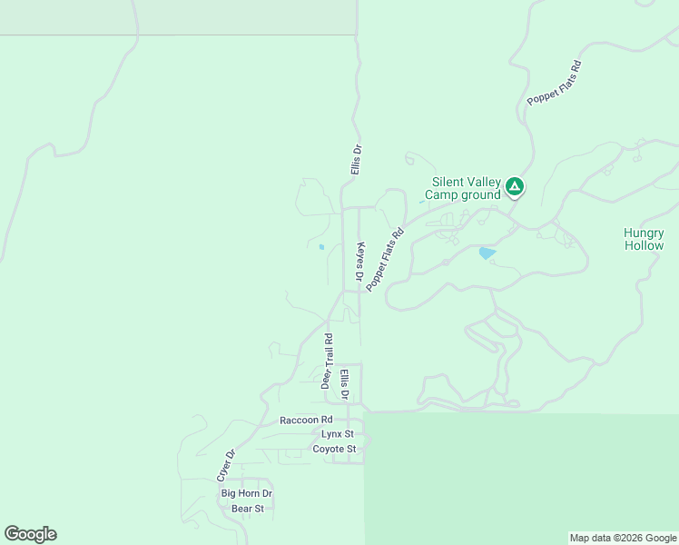 map of restaurants, bars, coffee shops, grocery stores, and more near 18625 Ellis Drive in Banning