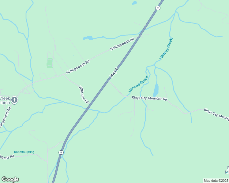 map of restaurants, bars, coffee shops, grocery stores, and more near 52 Kings Gap Mountain Road in Piedmont
