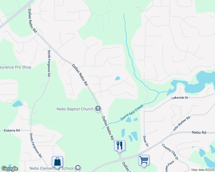 map of restaurants, bars, coffee shops, grocery stores, and more near 163 Norton Drive in Dallas