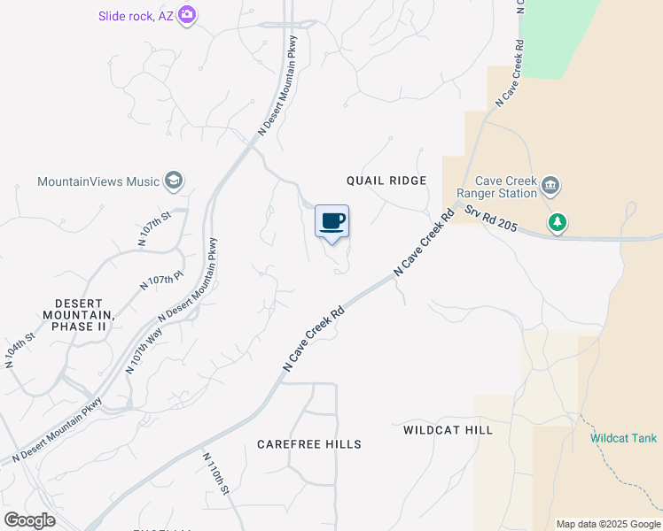map of restaurants, bars, coffee shops, grocery stores, and more near 39832 North 112th Street in Scottsdale