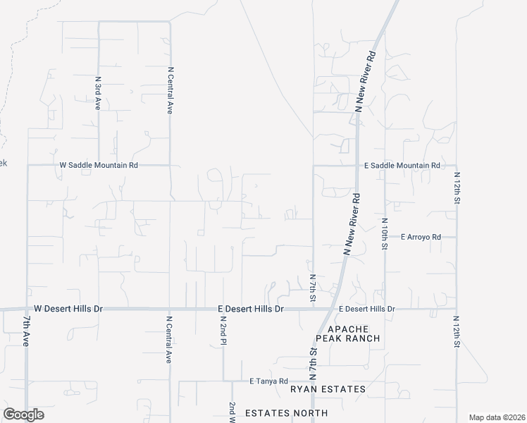 map of restaurants, bars, coffee shops, grocery stores, and more near 39901 North 3rd Street in Phoenix