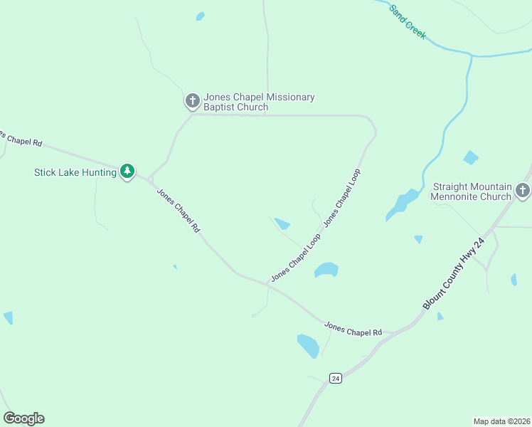 map of restaurants, bars, coffee shops, grocery stores, and more near 1484 Jones Chapel Loop in Springville