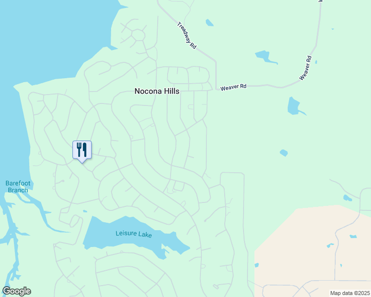 map of restaurants, bars, coffee shops, grocery stores, and more near 113 Acoma Drive in Nocona