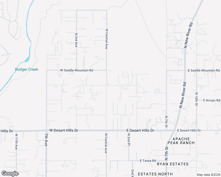 map of restaurants, bars, coffee shops, grocery stores, and more near 39949 North Central Avenue in Phoenix
