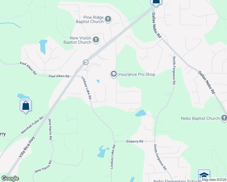 map of restaurants, bars, coffee shops, grocery stores, and more near 412 Ladora Drive in Dallas