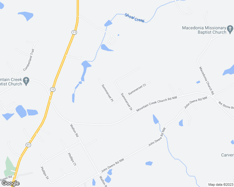 map of restaurants, bars, coffee shops, grocery stores, and more near 1970 Summerset Drive in Monroe