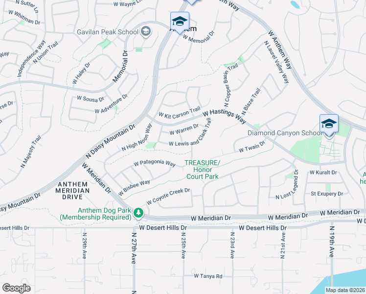 map of restaurants, bars, coffee shops, grocery stores, and more near 2430 West Patagonia Way in New River
