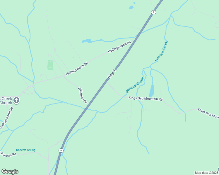 map of restaurants, bars, coffee shops, grocery stores, and more near 52 Kings Gap Mountain Road in Piedmont