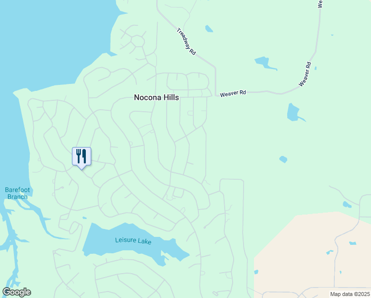 map of restaurants, bars, coffee shops, grocery stores, and more near 113 Acoma Drive in Nocona