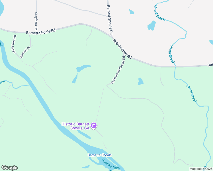 map of restaurants, bars, coffee shops, grocery stores, and more near 4048 Old Barnett Shoals Road in Athens