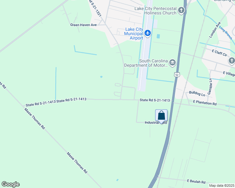 map of restaurants, bars, coffee shops, grocery stores, and more near 324 Koger Circle in Lake City