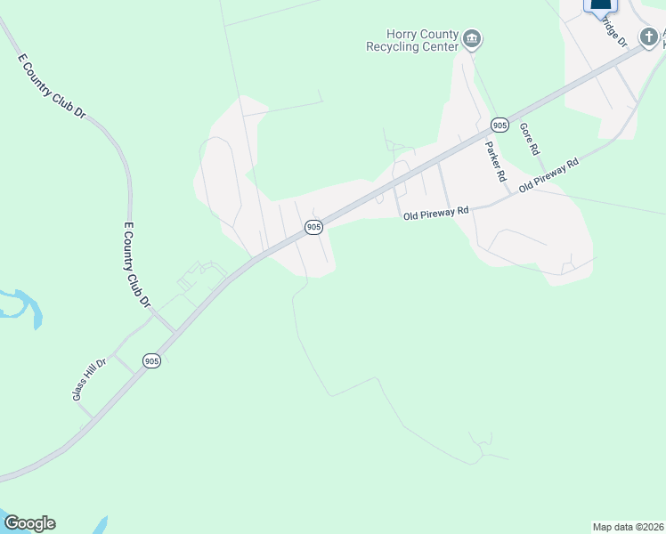 map of restaurants, bars, coffee shops, grocery stores, and more near 153 Rhodes Road in Conway
