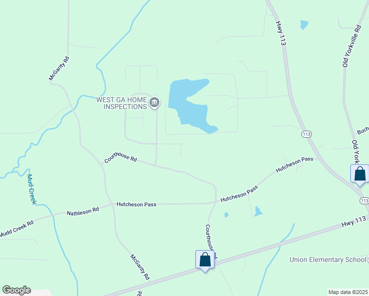 map of restaurants, bars, coffee shops, grocery stores, and more near 153 Tricias Way in Temple